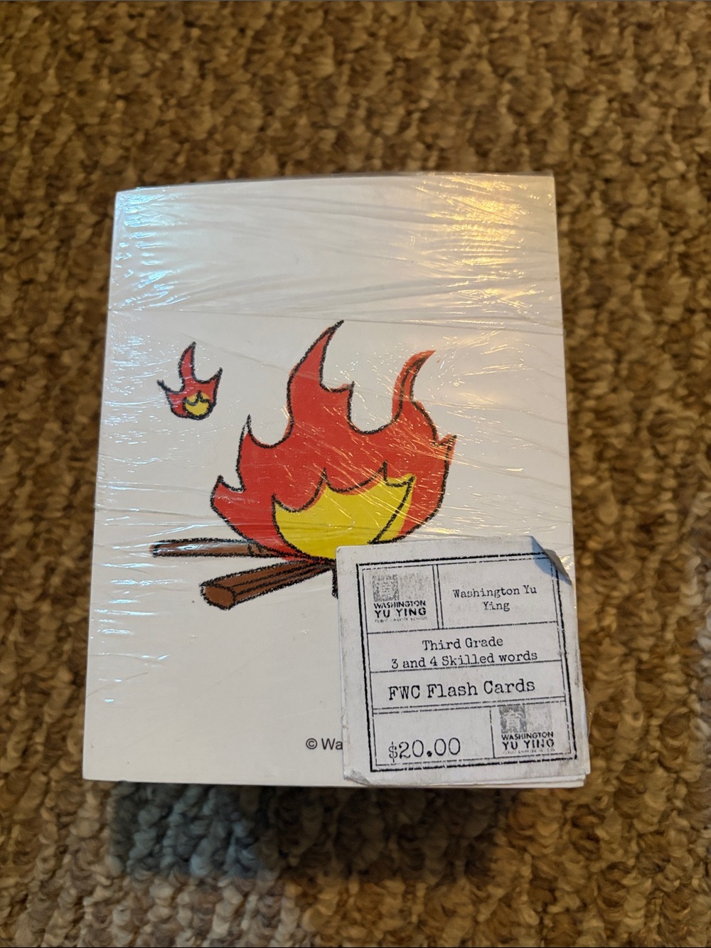 Third grade Flash Cards- level 3/4 skill words- NWT